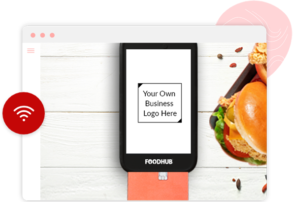 A Foodhub for business client enjoying the convenience of transacting safe and secure payments on the go.