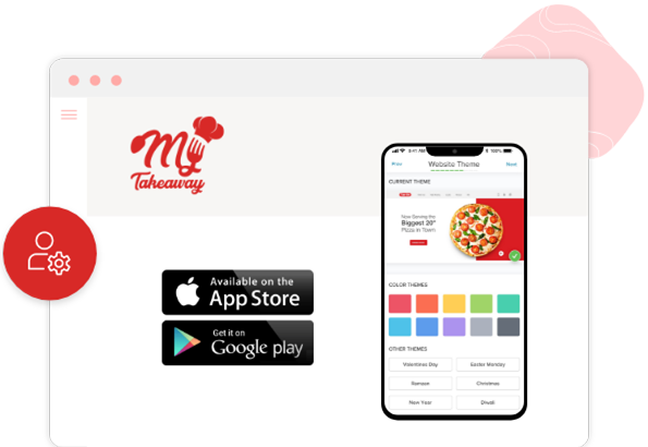 MyTakeaway App displaying ultra-intuitive user interface to manage your business from anywhere.