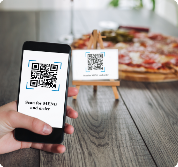 QR code order/pay + Click & Collect